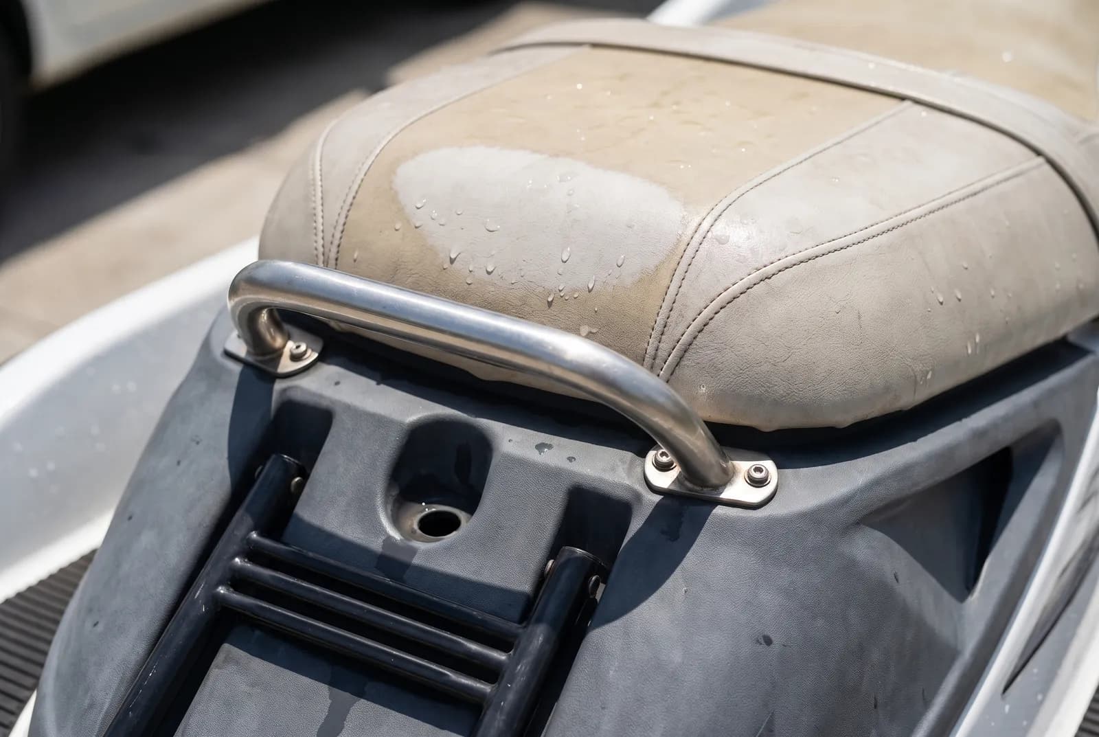 Detail van een Sea-Doo Driepersoons
